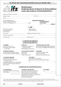ifz-Meldebogen